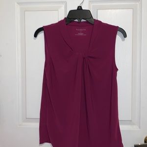 Fuschia knot blouse
